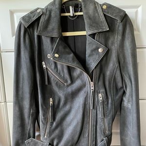 Topshop suede Moto jacket